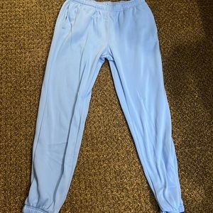 blue sweatpants